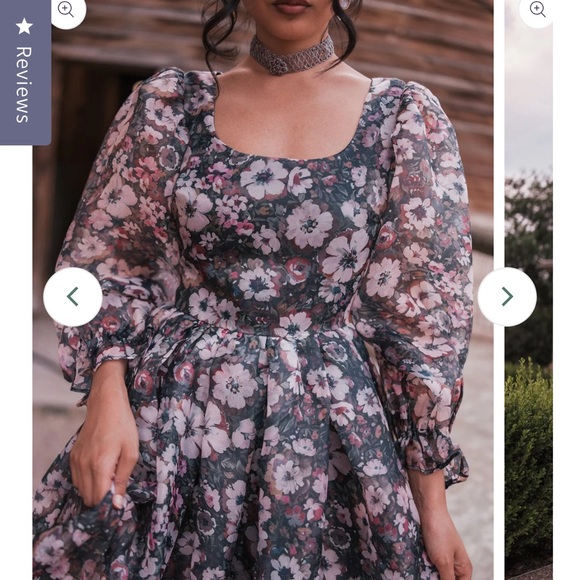 NWT JessaKae Persephone Dress - L 💜🖤 - Picture 6 of 7